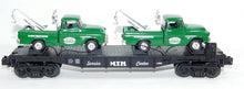 Load image into Gallery viewer, MTH 30-7615 Service Center Flatcar w/ diecast Ertl '55 Cameo Wreckers Tow Trucks