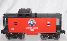 Load image into Gallery viewer, Lionel Lines 6-36546 "1900" Logo red caboose O/027 Uncatalogued train 2004