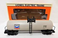 Load image into Gallery viewer, Lionel 6-17901 Chevron Unibody Tank Car O Gauge 1990 Petroleum Gas Beige Trains
