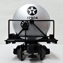 Load image into Gallery viewer, Lionel 6-17904 Texaco Tank Car Oil Gas Petroleum Standard O Gauge Silver Unibody Trains