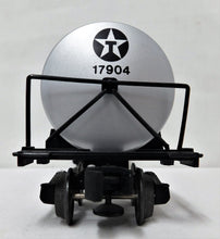 Load image into Gallery viewer, Lionel 6-17904 Texaco Tank Car Oil Gas Petroleum Standard O Gauge Silver Unibody Trains