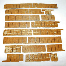 Load image into Gallery viewer, 17 Tru Scale HO scale Roadbed Wooden Vintage STRAIGHTS no rails custom cuts 16"