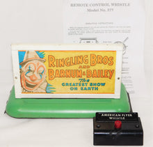Load image into Gallery viewer, American Flyer #577 Whistling Billboard Sound w/button Ringling Brothers Barnum Bailey  CIRCUS C-7