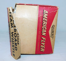 Load image into Gallery viewer, American Flyer 23568 Steam Whistling Billboard Sound BOXED w/ button & instructions