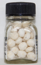 Load image into Gallery viewer, Lionel SP Smoke Pellets bottle FULL 50 tablets CLEAR bottle Early 1940s black Print