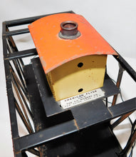 Load image into Gallery viewer, American Flyer 750 Lighted Metal Trestle Bridge w/Shack 1946-55 postwar Black S