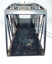 Load image into Gallery viewer, American Flyer 750 Lighted Metal Trestle Bridge w/Shack 1946-55 postwar Black S