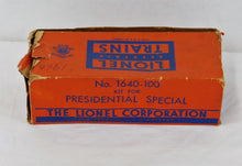 Load image into Gallery viewer, Lionel 1640-100 BOXED Accessories for 1960 Presidential Special 1640W banners +