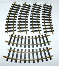 Load image into Gallery viewer, LGB 1100 curved TRACK 6 sections G scale gauge brass half circle 600mm USED C-8
