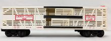 Load image into Gallery viewer, Lionel 6-9408 Circus Bi-Level Stock Car White in box cattle 1978 uncatalogued O