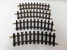 Load image into Gallery viewer, LGB 4 sections Curved Track Brass Rail G Gauge 600mm Radius 4' curves Lehmann