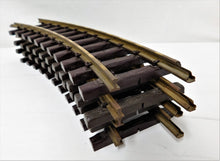Load image into Gallery viewer, LGB 4 sections Curved Track Brass Rail G Gauge 600mm Radius 4' curves Lehmann