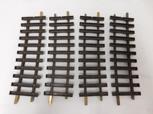 Load image into Gallery viewer, LGB 18002 4 HALF Curved Track Brass Rail G Gauge Wide Radius 15' diameter R5 15 degre