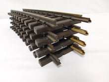 Load image into Gallery viewer, LGB 18002 4 HALF Curved Track Brass Rail G Gauge Wide Radius 15' diameter R5 15 degre