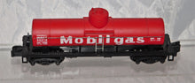 Load image into Gallery viewer, American Flyer 24316 Mobilgas Single Dome Tank Car Red C7 S 1958-61 PikeMaster CLEAN