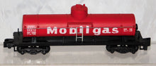 Load image into Gallery viewer, American Flyer 24316 Mobilgas Single Dome Tank Car Red C7 S 1958-61 PikeMaster CLEAN