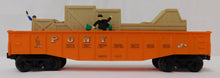 Load image into Gallery viewer, Lionel 6-26972 PONY EXPRESS Animated Gondola Chase car Cop & Hobo operating gondola