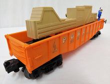 Load image into Gallery viewer, Lionel 6-26972 PONY EXPRESS Animated Gondola Chase car Cop & Hobo operating gondola