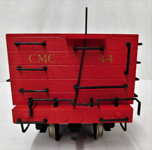 Load image into Gallery viewer, Bachmann #44 Ore Car Clementine Mining Co Wood Sided Red Freight Hopper G Scale