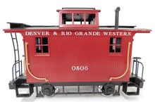 Load image into Gallery viewer, Bachmann Bobber Caboose Denver & Rio Grande Western 0506 G Gauge Railroad Train