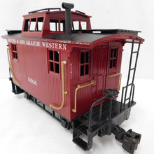 Load image into Gallery viewer, Bachmann Bobber Caboose Denver & Rio Grande Western 0506 G Gauge Railroad Train