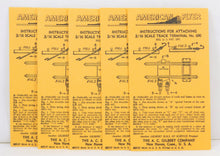 Load image into Gallery viewer, American Flyer 690 envelopes ONLY for your 690 track terminal set collectors PART