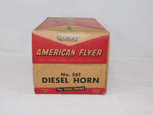 Load image into Gallery viewer, American Flyer #561 Diesel Horn Billboard Sound BOXED w/button 1950s Santa Fe C7