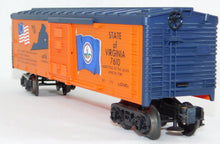 Load image into Gallery viewer, Lionel 6-7610 State of Virginia Box Car Spirit of 76 Bicentennial colony Boxed