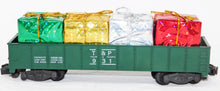 Load image into Gallery viewer, American Flyer 931 Texas & Pacific gondola w/ Christmas presents load Knuckle TP