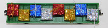 Load image into Gallery viewer, Lionel Trains BURLINGTON CHRISTMAS gondola w/ Small Present Load O 027 CB&Q C-7