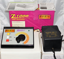 Load image into Gallery viewer, MTH Z-1000 Transformer & Power Supply boxed Rail King AC 100 watts 40-1000 C-8+