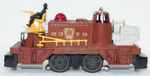 Load image into Gallery viewer, Lionel 8379 Pennsylvania Fire Fighter Car Reverses Lights Runs Motorized Unit O