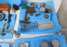 Load image into Gallery viewer, BARZSO Adventures of ZORRO Playset Hacienda / Courtyard 2009 54mm Boxed Big Set