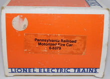 Load image into Gallery viewer, Lionel 8379 Pennsylvania Fire Fighter Car Reverses Lights Runs Motorized Unit O
