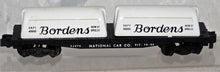 Load image into Gallery viewer, American Flyer 24575 National Car Co Flatcar w/ Borden's Milk Containers Pikemas