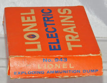 Load image into Gallery viewer, Lionel 943 Exploding Bunker O Gauge Ammo Dump SepSaleBox BOXED Postwar Accessory