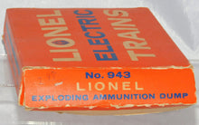 Load image into Gallery viewer, Lionel 943 Exploding Bunker O Gauge Ammo Dump SepSaleBox BOXED Postwar Accessory