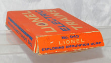 Load image into Gallery viewer, Lionel 943 Exploding Bunker O Gauge Ammo Dump SepSaleBox BOXED Postwar Accessory
