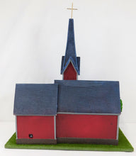 Load image into Gallery viewer, Menards 2796151 O Gauge Trinity Community Church C9+ Train layout building lit