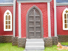 Load image into Gallery viewer, Menards 2796151 O Gauge Trinity Community Church C9+ Train layout building lit