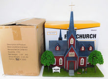 Load image into Gallery viewer, Menards 2796151 O Gauge Trinity Community Church C9+ Train layout building lit