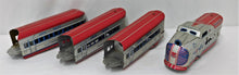 Load image into Gallery viewer, Marx 7675 M10005 Union Pacific Articulated passenger 5 CAR Set Red Blue Streamline UP 1951-52