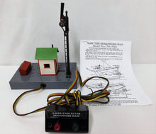 Load image into Gallery viewer, American Flyer 758A Sam the Semaphore Man crossing shack 1950s O or S accessory