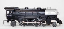 Load image into Gallery viewer, Lionel Santa Fe Railroad Steam Engine 4-4-2 & tender Smoke Rev whstle diecst ATSF