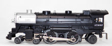 Load image into Gallery viewer, Lionel Santa Fe Railroad Steam Engine 4-4-2 & tender Smoke Rev whstle diecst ATSF