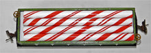 Load image into Gallery viewer, Lionel 812 Prewar Green Gondola w/ Christmas Peppermint Sticks Latch couplers O