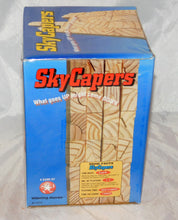 Load image into Gallery viewer, SkyCapers Building Block game 1995 Winning Moves #1002 Wood Stacking SEALED NEW