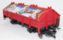 Load image into Gallery viewer, LGB 45110 Christmas Covered Gondola Hinge Hatch Car Opening Holiday desgn Gscale