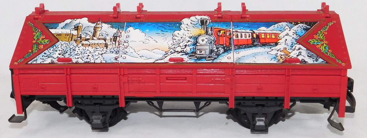 LGB 45110 Christmas Covered Gondola Hinge Hatch Car Opening Holiday de