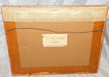 Load image into Gallery viewer, Framed Hearne Texas Depot Watercolor Train Railroad Station 1982 original Ellis